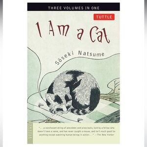 'I Am a Cat' by Soseki Natsume - White and Black Edition
